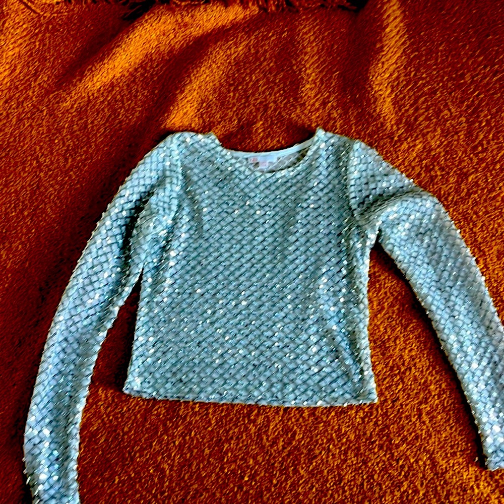 Beautiful sequence glamour top